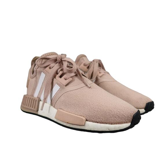 Adidas Shoes Womens 8 Sneakers NMD R1 Athletic Trainers Running Boost Ash Pearl - Picture 1 of 12